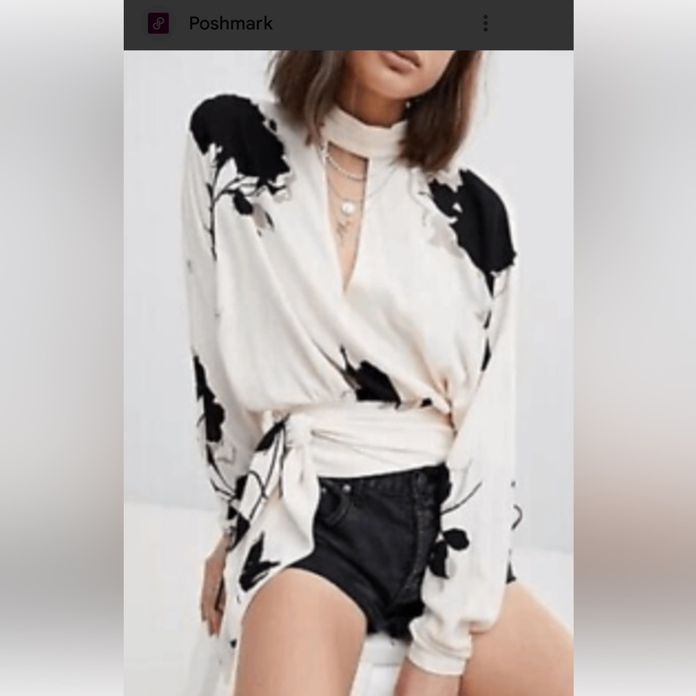 Free People Say You Love Me Blouse Sz small